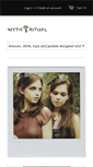 Mobile Screenshot of mythandritualclothing.com